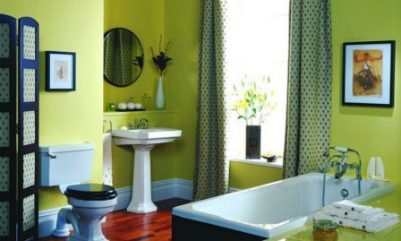 Как выглядят различные обои в ванной Обои для ванной